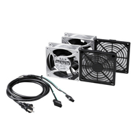 サンワサプライ 放熱ファン高速タイプt=38mm 2個セット CP-FANS38-2A