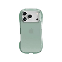 グルマンディーズ iPhone17 Pro用クリスタルクリアケース ライトブルー GMD-34LBL