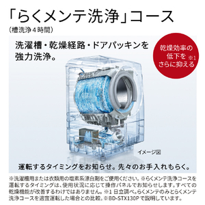 日立 ドラム式洗濯乾燥機 ビッグドラム ダークグレー BD-STX130PR H-イメージ7