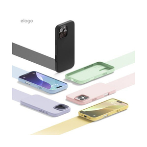 elago iPhone16Pro用シリコンケｰス アルパイングリーン EL_IPRCSSCS3_AG-イメージ8