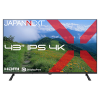 JAPANNEXT 43インチ 液晶ディスプレイ ブラック JN-IPS43U