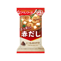 アマノフーズ いつものおみそ汁 赤だし(三つ葉入り) 1個 F937591