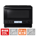 SHARP 23L ワイドフラットオーブンレンジ PLAINLY ブラック RE-WF237-B