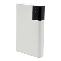 ラスタバナナ Type-C1ポート/USB-A1ポート モバイルバッテリー 5000mAh 計2．4A 30cm ホワイト RLI050C12W01WH
