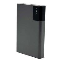 ラスタバナナ Type-C1ポート/USB-A1ポート モバイルバッテリー 5000mAh 計2．4A 30cm チャコールグレー RLI050C12W01CGRY