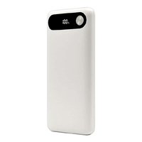 ラスタバナナ PD20W対応 Type-C1ポート/USB-A2ポート モバイルバッテリー 10000mAh 30cm ホワイト RLI100C20W02WH