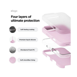 elago iPhone16Pro用シリコンケｰス ホットピンク EL_IPRCSSCS3_HP-イメージ5
