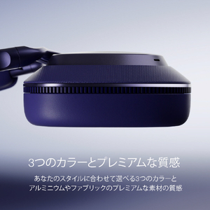 B＆W ワイヤレス・オーバーイヤー型ヘッドホン PXシリーズ インディゴ・ブルー PX7S3/IB-イメージ5