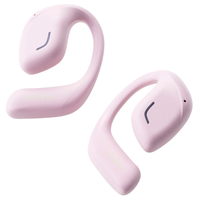 エレコム オープンイヤー型ワイヤレスヘッドフォン ダスティピンク LBT-OWS01PN