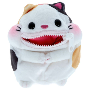 サンスター ぱくぱくポーチ ほおばりいず みけねこ みけねこ ﾊﾟｸﾊﾟｸPﾎｵﾊﾞﾘｲｽﾞﾐｹﾈｺ-イメージ1