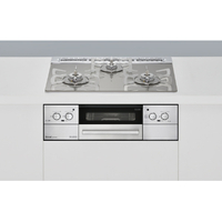 リンナイ 【プロパンガス用】システムキッチン用ガスビルトインコンロ e angle select Lisse カームシルバー、ステンレスごとく ER31W42E5A-LPG